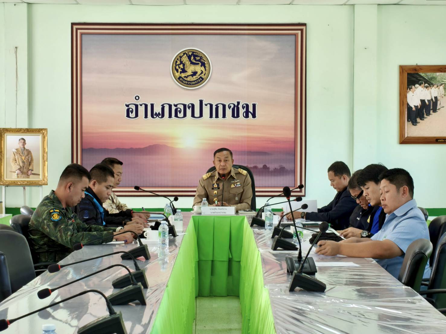 พช.ปากชม ร่วมประชุมคณะกรรมการศูนย์ปฏิบัติการป้องกันและปราบปรามปัญหายาเสพติดอำเภอปากชม