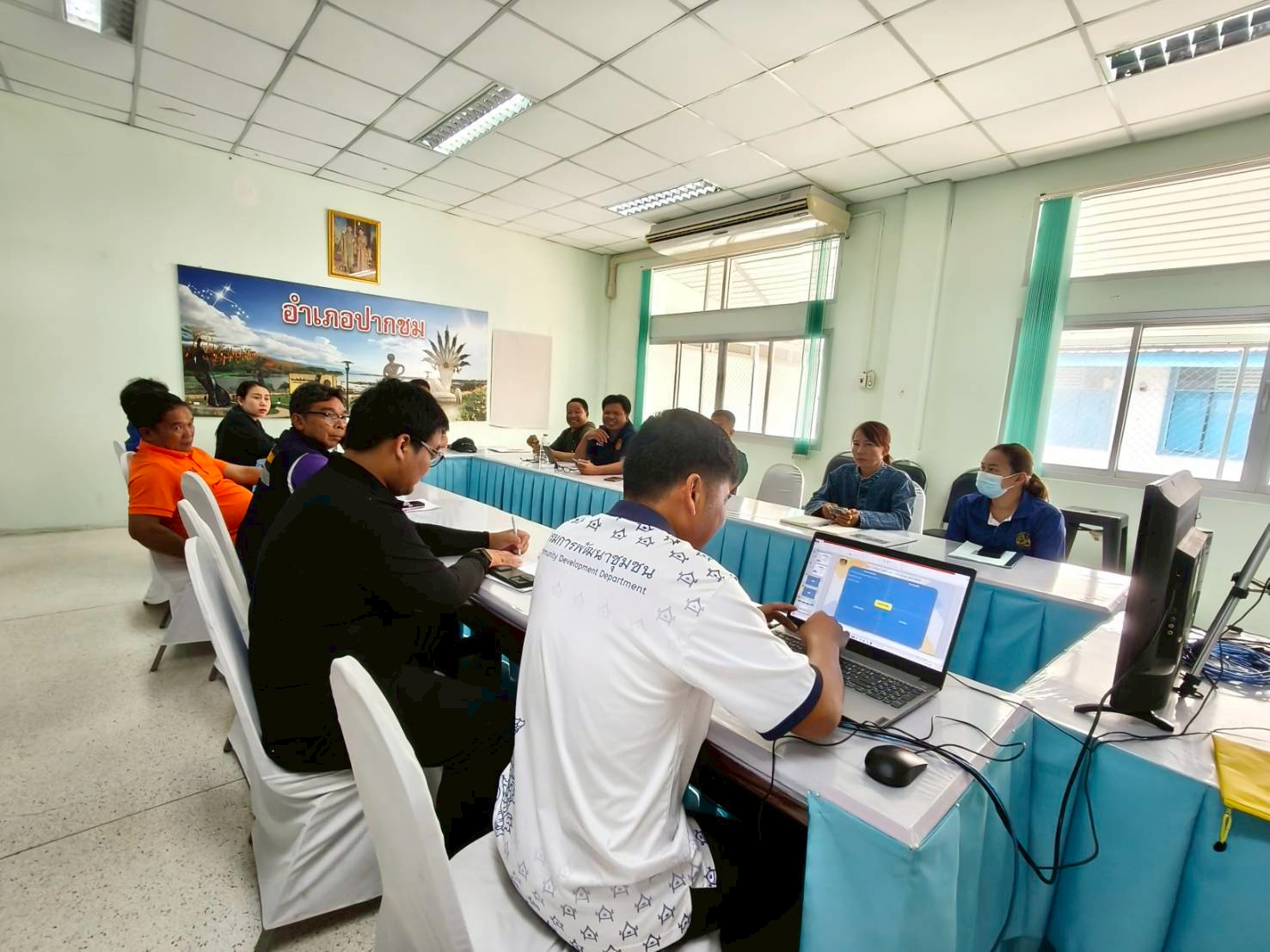 ร่วมคิด ร่วมทำ ร่วมพัฒนา! พช.ปากชมเปิดเวทีห้วยพิชัย วางแผนพัฒนาตำบลแบบมีส่วนร่วม