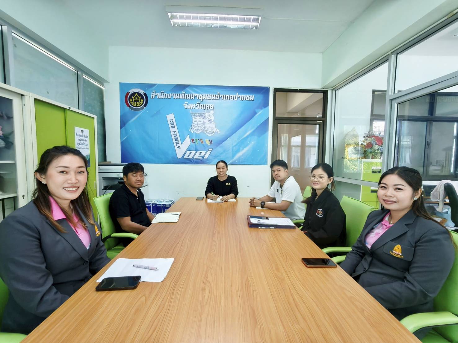 พช.ปากชม ต้อนรับนิสิตฯ ปฏิบัติงานบริการสังคม เสริมประสบการณ์เรียนรู้สู่การพัฒนาชุมชน