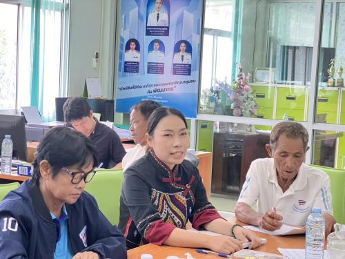 พช.ปากชม ร่วมเครือข่าย กทบ.อ.ปากชม ประชุมประจำเดือน เดินหน้าหนุน ทุนหมุนเวียนชุมชน